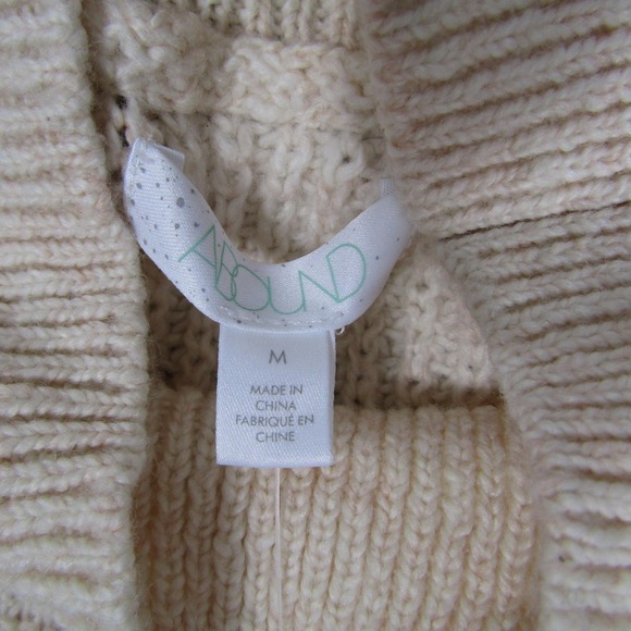 Abound Sweater Womens Medium Mock Neck Ribbed Pullover Cozy Knit - Picture 3 of 7